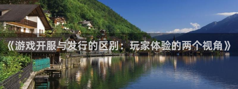 pp电子官网注册登录：《游戏开服与发行的区别：玩家体验的两个视角》